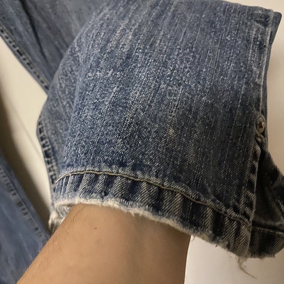 Silver Womens Jeans Distressed Size 29” Western Glove  Works - Picture 6 of 12